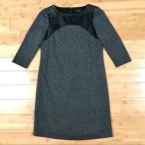 Tahari Zigzag Dress 3/4 Sleeve Size 4